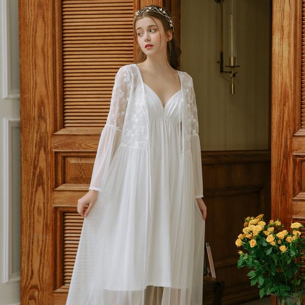 2019 white autumn robe&gown sets women's robe night set home bathrobe lounge set peignoir bathrobe long lace robe pajamas, Black;red
2019 white autumn robe&gown sets women's robe night set home bathrobe lounge set peignoir bathrobe long lace robe pajamas, Black;red