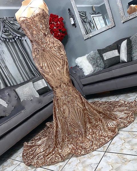 2020 new arrival sequined champagne black girls mermaid prom dresses prom gowns deep v neck african prom dress ballkleider
2020 new arrival sequined champagne black girls mermaid prom dresses prom gowns deep v neck african prom dress ballkleider