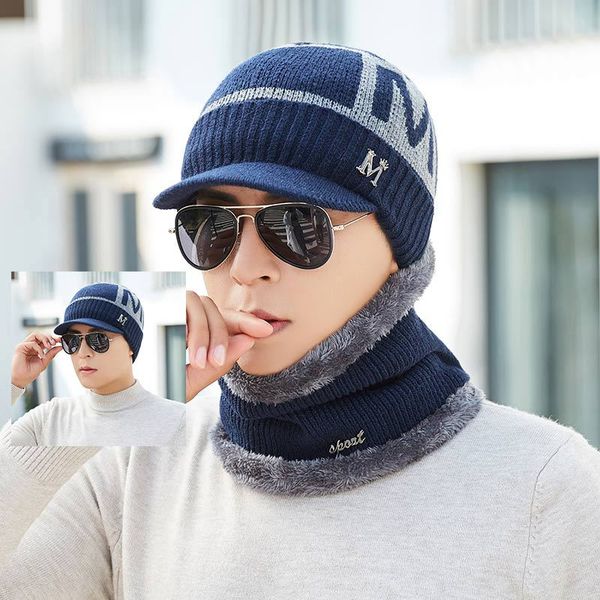 little letter winter hat and scarf set men thicken cotton skullies beains warm hat ring scarf female hats 2019, Blue;gray
little letter winter hat and scarf set men thicken cotton skullies beains warm hat ring scarf female hats 2019, Blue;gray