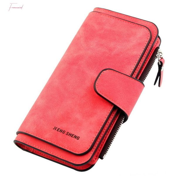 monerffi womens soft leather long wallet credit card clutch purse womens wallet matte card bag buckle multi function wallet, Red;black
monerffi womens soft leather long wallet credit card clutch purse womens wallet matte card bag buckle multi function wallet, Red;black