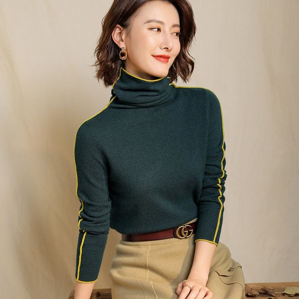 bareskiy women's sweater turtleneck 100% cashmere sweater colorblock turtleneck warm slim long sleeve women's jacket, White;black
bareskiy women's sweater turtleneck 100% cashmere sweater colorblock turtleneck warm slim long sleeve women's jacket, White;black