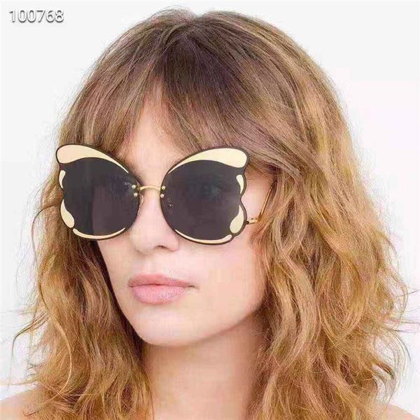 women mu08a butterfly sunglasses gold grey shaded glasses luxury designer sunglasses eye wear new with box, White;black
women mu08a butterfly sunglasses gold grey shaded glasses luxury designer sunglasses eye wear new with box, White;black