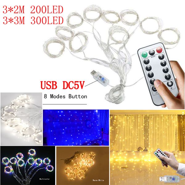 usb led string lights dc5v 3*3m 3*2m led window curtain lights remote control dimming copper wire christmas light wedding party decorations
usb led string lights dc5v 3*3m 3*2m led window curtain lights remote control dimming copper wire christmas light wedding party decorations