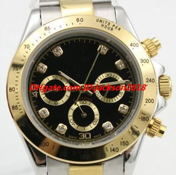 fashion men wristwatch 40mm 116503 116523 two tone stainless steel bracelet automatic no chronograph working luxury watch ing, Slivery;brown
fashion men wristwatch 40mm 116503 116523 two tone stainless steel bracelet automatic no chronograph working luxury watch ing, Slivery;brown