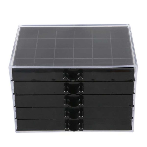 120 grids nail art holder manicure tool box display acrylic home large capacity 5 layer organizer jewelry storage case empty, Silver
120 grids nail art holder manicure tool box display acrylic home large capacity 5 layer organizer jewelry storage case empty, Silver