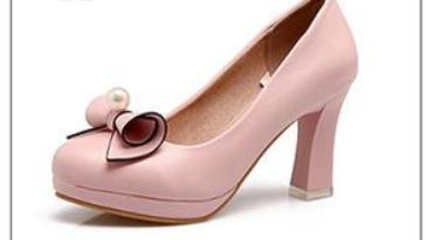 2019 women's shoes in spring and autumn with new style high heel coarse heel round head bowknot waterproof table @2053, Black
2019 women's shoes in spring and autumn with new style high heel coarse heel round head bowknot waterproof table @2053, Black