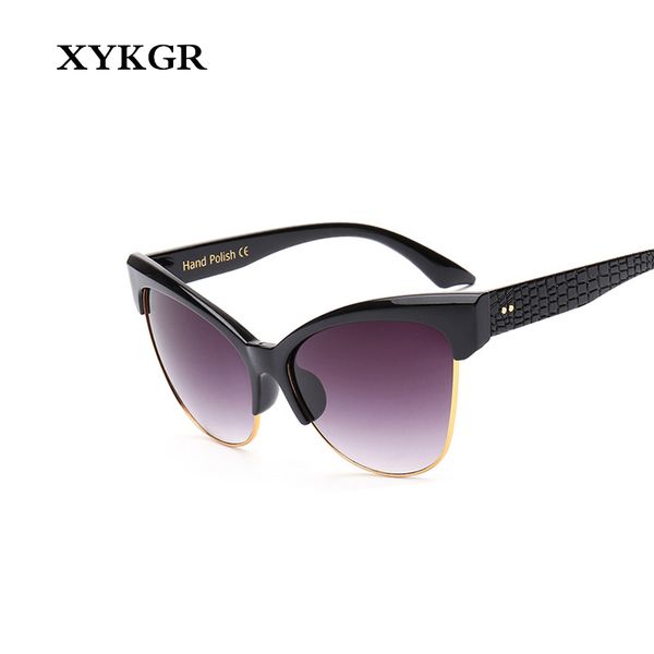 xykgr new ladies retro trend sunglasses fashion brand cat eye sunglasses luxury quality uv400, White;black
xykgr new ladies retro trend sunglasses fashion brand cat eye sunglasses luxury quality uv400, White;black