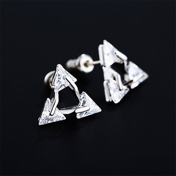 cute female triangle stud earrings with crystal stone fashion silver gold wedding earrings vintage double for women, Golden;silver
cute female triangle stud earrings with crystal stone fashion silver gold wedding earrings vintage double for women, Golden;silver