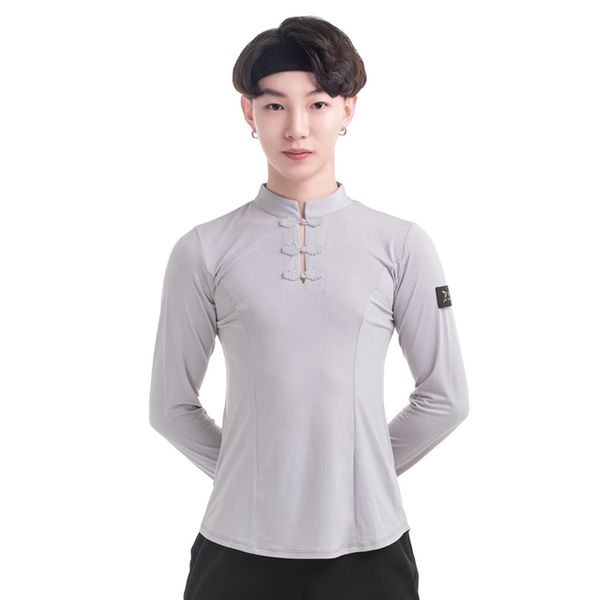 stage wear male latin dance costume chinese style long sleeve practice clothes men rumba samba salsa ballroom outfit vo368, Black;red
stage wear male latin dance costume chinese style long sleeve practice clothes men rumba samba salsa ballroom outfit vo368, Black;red