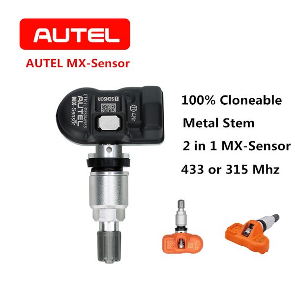 autel mx-sensor 2 in 1 433 or315 mhz tpms clamp-in dual frequency 100% cloneable metal stem tire pressure vacuum tester
autel mx-sensor 2 in 1 433 or315 mhz tpms clamp-in dual frequency 100% cloneable metal stem tire pressure vacuum tester