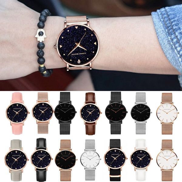 women luxury quartz watches alloy mesh/imitation leather strap round dial charm new, Slivery;brown
women luxury quartz watches alloy mesh/imitation leather strap round dial charm new, Slivery;brown