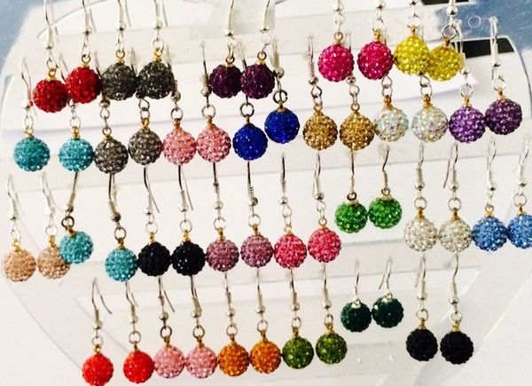 wholesale 10mm mix colors to choose crystal beads silver plated drop earrings lot women gift uji44
wholesale 10mm mix colors to choose crystal beads silver plated drop earrings lot women gift uji44