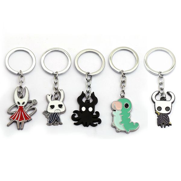 new game hollow knight keychain cartoon metal ocs pendant key rings key holder men women figure brelok chaveiro llaveros, Silver
new game hollow knight keychain cartoon metal ocs pendant key rings key holder men women figure brelok chaveiro llaveros, Silver