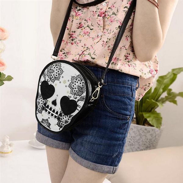 women mini bag messenger bags punk skull crossbody bags for girl casual ladies small shoulder bag 2018 female bolsas femininas 
women mini bag messenger bags punk skull crossbody bags for girl casual ladies small shoulder bag 2018 female bolsas femininas