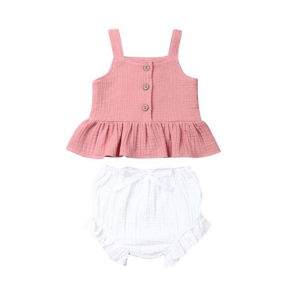 2020 fashion kids toddler baby girls ruffle sling vest crop tutu shorts pants summer 2 pcs outfit clothes set, White
2020 fashion kids toddler baby girls ruffle sling vest crop tutu shorts pants summer 2 pcs outfit clothes set, White