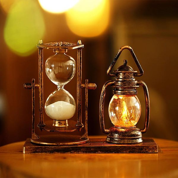 brelong creative retro bright lantern + hourglass decoration ornaments hourglass crafts office decoration warm white 1 pcs
brelong creative retro bright lantern + hourglass decoration ornaments hourglass crafts office decoration warm white 1 pcs