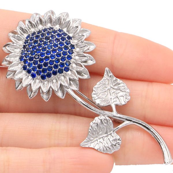 shecrown big sunflower 10.2g tanzanite woman's 925 silver brooch 66x30mm, Slivery;golden
shecrown big sunflower 10.2g tanzanite woman's 925 silver brooch 66x30mm, Slivery;golden