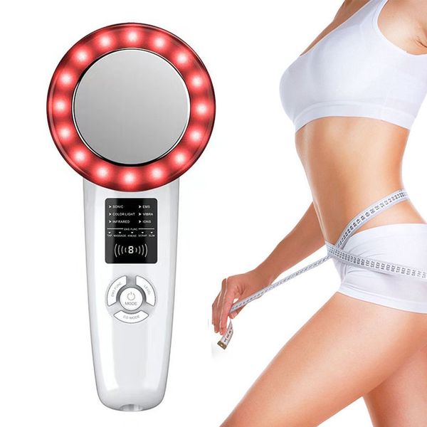 6 in 1 ultrasound cavitation body slimming massager weight loss anti-cellulite fat burner galvanic infrared ems therapy machine, White;black 
6 in 1 ultrasound cavitation body slimming massager weight loss anti-cellulite fat burner galvanic infrared ems therapy machine, White;black