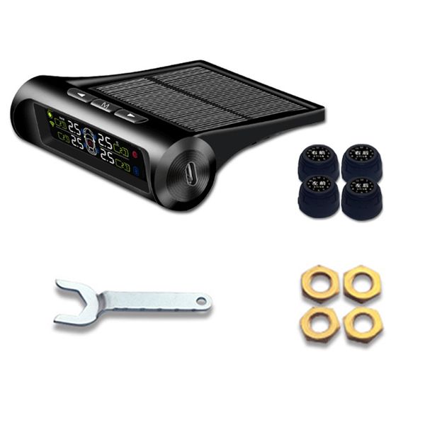 solar wireless tpms car tire pressure lcd monitoring system +4 external sensors waterproof
solar wireless tpms car tire pressure lcd monitoring system +4 external sensors waterproof