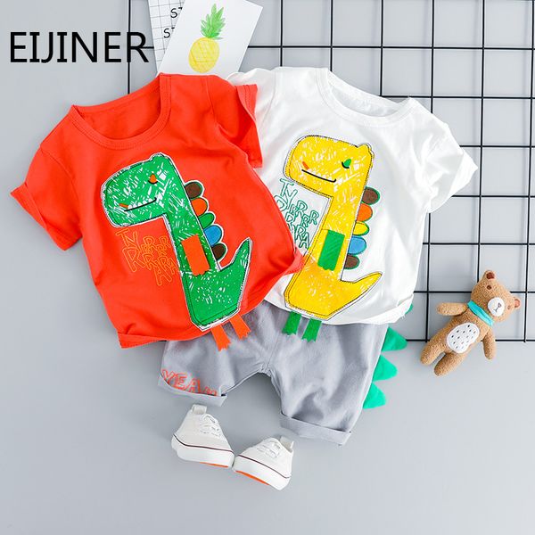 2pcs/set toddler kids boys clothes spring summer short sleeve cotton dinosaur t-shirt + shorts outfit children clothing set, White
2pcs/set toddler kids boys clothes spring summer short sleeve cotton dinosaur t-shirt + shorts outfit children clothing set, White