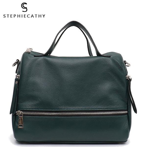 sc genuine leather boston totes bag girls zipper multi pockets handle bags large capacity real cowhide female messenger bag
sc genuine leather boston totes bag girls zipper multi pockets handle bags large capacity real cowhide female messenger bag