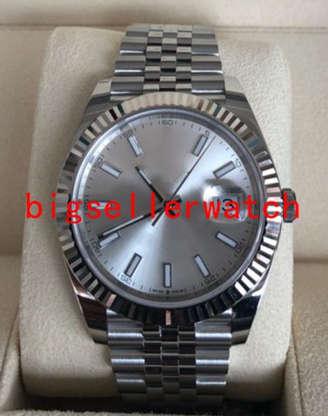 luxury mens watch 41mm 126334 silver dial flute bezel automatic machinery mens sports watch stainless steel men date watches ing, Slivery;brown
luxury mens watch 41mm 126334 silver dial flute bezel automatic machinery mens sports watch stainless steel men date watches ing, Slivery;brown