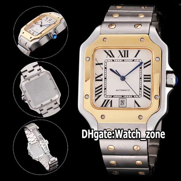 new 43mm big size w2sa0006 white dial automatic mens watch two tone gold case steel bracelet gents watches watch_zone 4 color, Slivery;brown
new 43mm big size w2sa0006 white dial automatic mens watch two tone gold case steel bracelet gents watches watch_zone 4 color, Slivery;brown