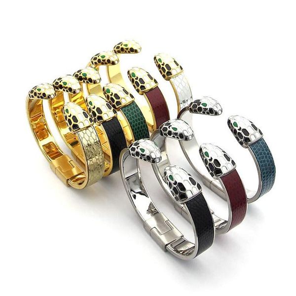 8 colors luxury design bangle titanium steel opening bracelets fashion 18k gold silver bracelet whit gift box for couple gifts, Black
8 colors luxury design bangle titanium steel opening bracelets fashion 18k gold silver bracelet whit gift box for couple gifts, Black