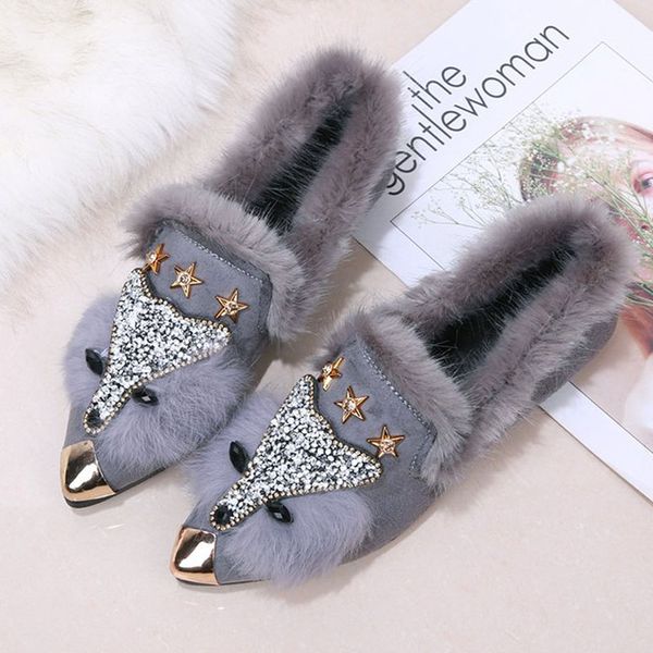 tangnest warm flats women faux fur soft flock shoes woman slip-on flat shoes pointed toe animal prints shallow loafers xwd7186, Black
tangnest warm flats women faux fur soft flock shoes woman slip-on flat shoes pointed toe animal prints shallow loafers xwd7186, Black