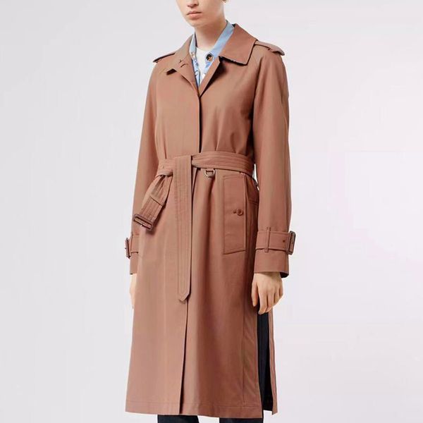 women's trench coats gabardine long windbreaker belt waterproof british coat new high-end english style autumn winter solid color 60m, Tan;black
women's trench coats gabardine long windbreaker belt waterproof british coat new high-end english style autumn winter solid color 60m, Tan;black