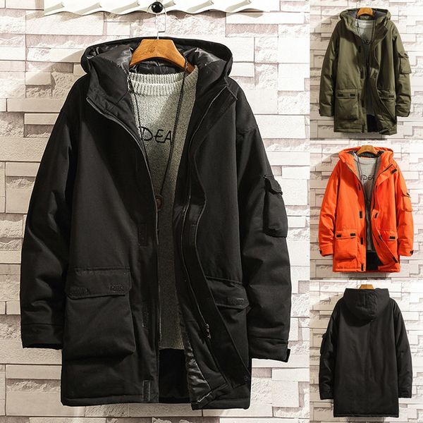 men's autumn winter outwear mid-length hooded thickened multi-pocket jacket coat jaqueta masculino chaqueta hombre veste homme, Black;brown
men's autumn winter outwear mid-length hooded thickened multi-pocket jacket coat jaqueta masculino chaqueta hombre veste homme, Black;brown