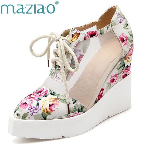 maziao female high heels platform shoes big size 34-42 summer sandals casual pointed toe women's wedges blue red black cutout
maziao female high heels platform shoes big size 34-42 summer sandals casual pointed toe women's wedges blue red black cutout