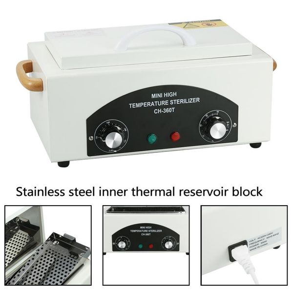 300w dry heat high temperature sterilizer vet-tattoo dental autoclave manicure tool sterilizer for nails pedicure salon, Silver
300w dry heat high temperature sterilizer vet-tattoo dental autoclave manicure tool sterilizer for nails pedicure salon, Silver
