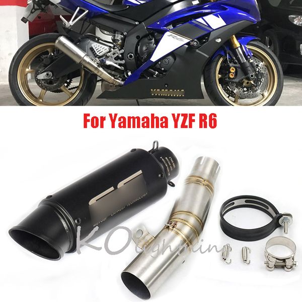 yzf-r6 motorcycle exhaust escape tail exhaust muffler pipe mid link connect pipe for yamaha yzf r6 yzf-r6 2006-2016
yzf-r6 motorcycle exhaust escape tail exhaust muffler pipe mid link connect pipe for yamaha yzf r6 yzf-r6 2006-2016