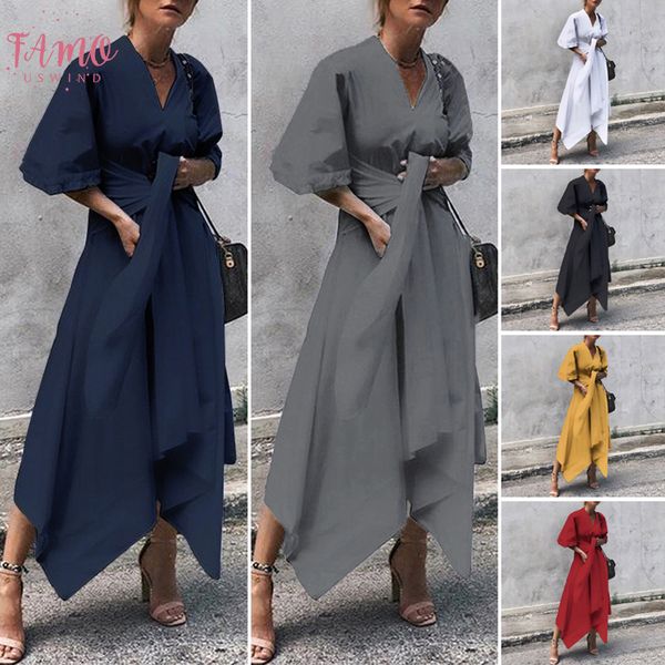 summer dress 2020 women vintage v neck high waist long maxi dress plus size ol sundress party vestido, Black;gray
summer dress 2020 women vintage v neck high waist long maxi dress plus size ol sundress party vestido, Black;gray