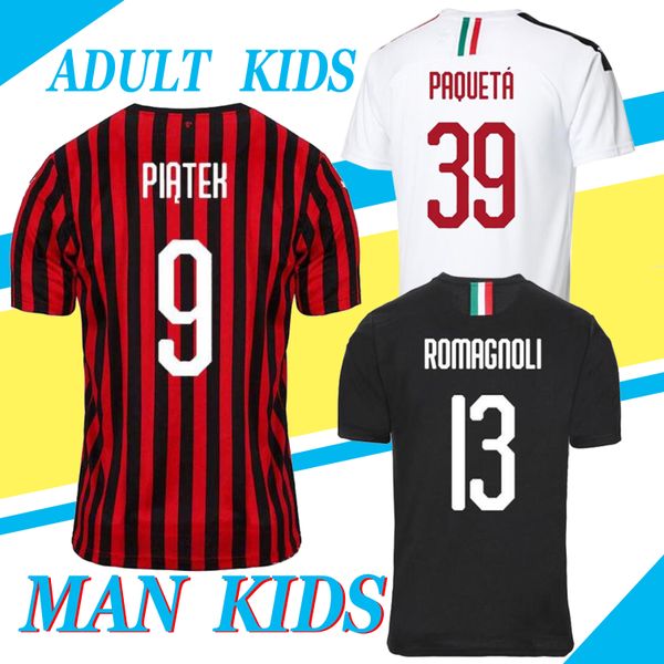 2019/20 milan soccer jersey 19 20 piatek football shirt paqueta theo suso kids rebic camisa de futebol romagnol maillot foot camisetas, Black;yellow
2019/20 milan soccer jersey 19 20 piatek football shirt paqueta theo suso kids rebic camisa de futebol romagnol maillot foot camisetas, Black;yellow