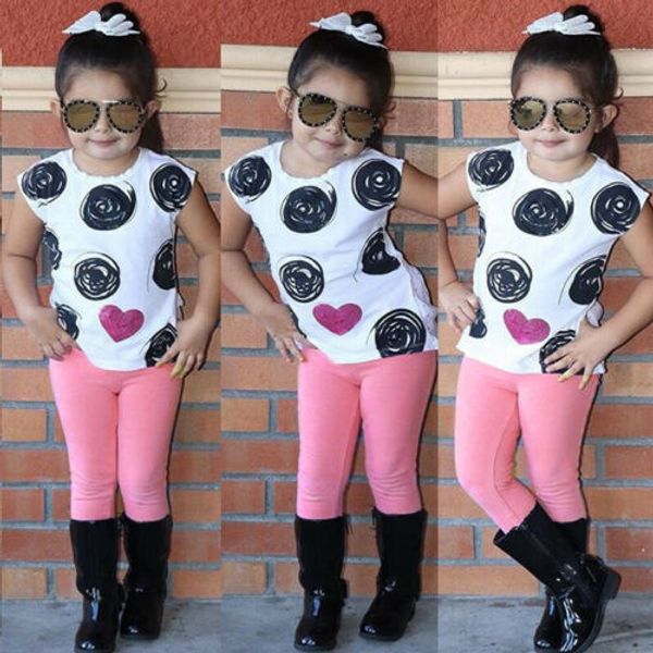 2pcs set toddler outfit infant baby girls kids t-shirt shirt clothes+pants leggings summer children outfit 1-6t, White
2pcs set toddler outfit infant baby girls kids t-shirt shirt clothes+pants leggings summer children outfit 1-6t, White