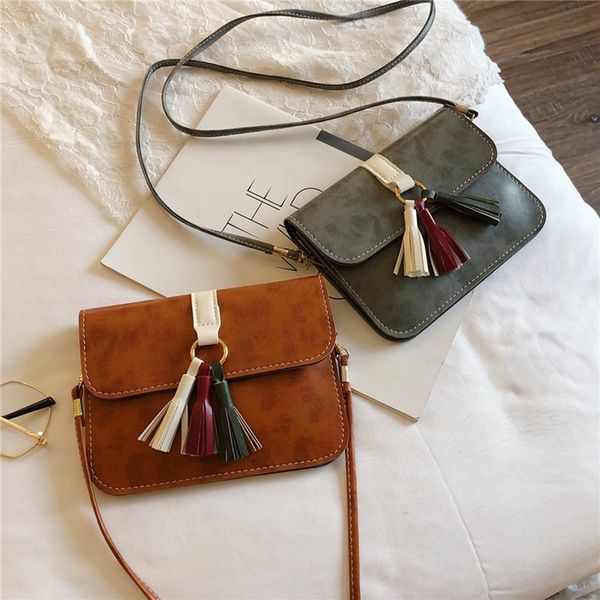 2019 new ladies handbag trend mobile phone bag wild tassel bag cover solid color pu shoulder shoulder wallet#25
2019 new ladies handbag trend mobile phone bag wild tassel bag cover solid color pu shoulder shoulder wallet#25