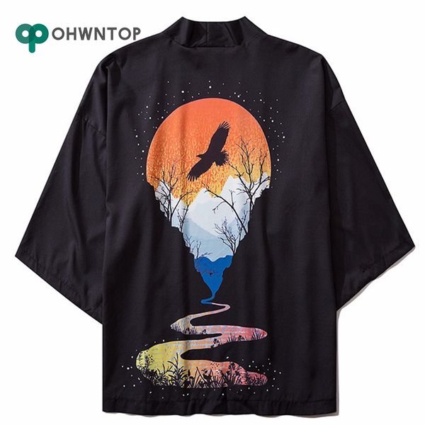 2020 streetwear japanese kimono jacket eagle under the sun print harajuku hip hop men jacket japan clothing summer thin coats, Black;brown
2020 streetwear japanese kimono jacket eagle under the sun print harajuku hip hop men jacket japan clothing summer thin coats, Black;brown
