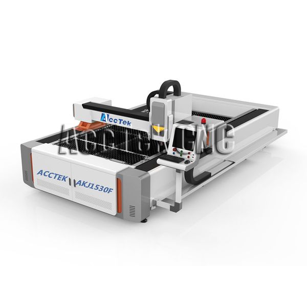 raycus ipg 1000w 2000w cnc fiber laser metal cutting machine akj1530f2