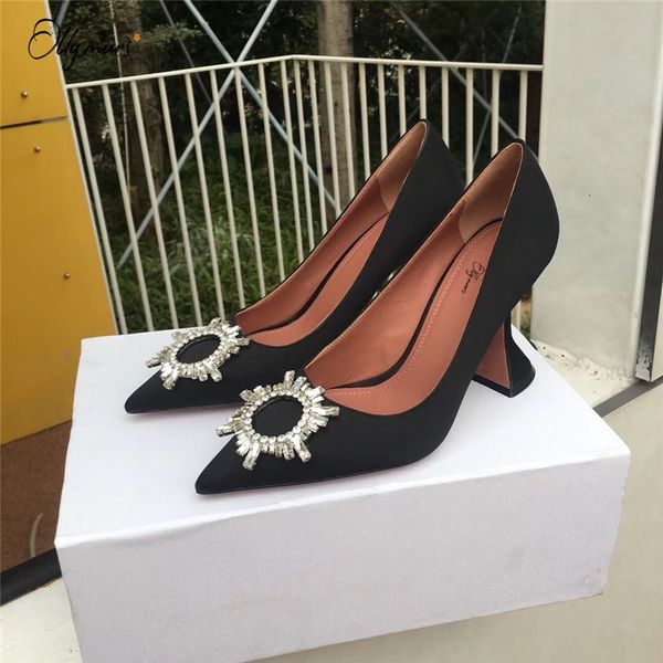 ollymurs fashion black spring summer women pumps pointed toe slip on crystal thin high heel women pumps party shoes woman
ollymurs fashion black spring summer women pumps pointed toe slip on crystal thin high heel women pumps party shoes woman