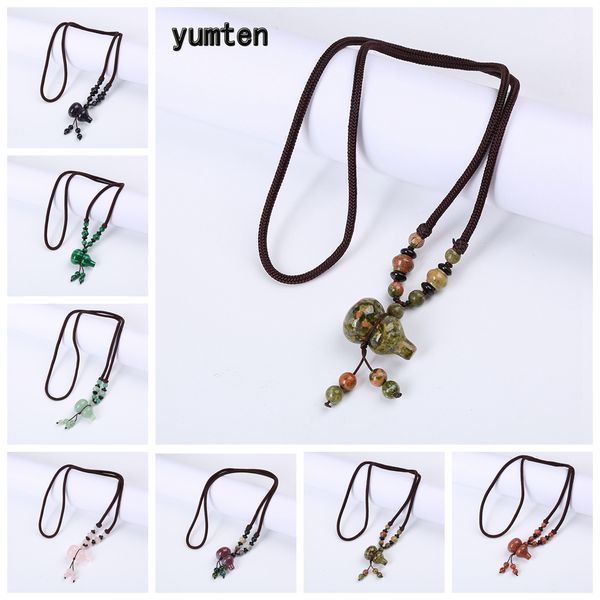 yumten lucky pendant necklace stone sweater chain female accessories cucurbit anime decoration jewelry natural crystal amulet, Silver
yumten lucky pendant necklace stone sweater chain female accessories cucurbit anime decoration jewelry natural crystal amulet, Silver