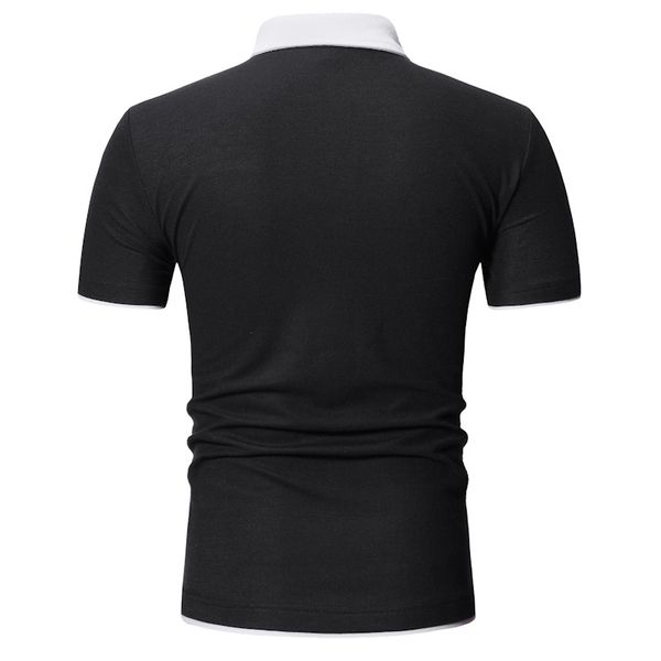 men's wear new style contrast color fold-down collar pocket summer casual short sleeve t-shirt ouma zt-pl20, White;black
men's wear new style contrast color fold-down collar pocket summer casual short sleeve t-shirt ouma zt-pl20, White;black