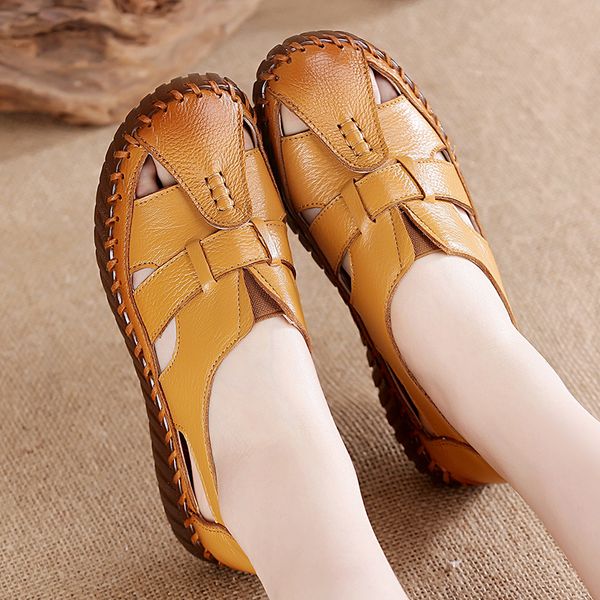 summer women's sandals 2019 new wild tendon soft bottom flat shoes casual retro baotou shoes large size, Black
summer women's sandals 2019 new wild tendon soft bottom flat shoes casual retro baotou shoes large size, Black