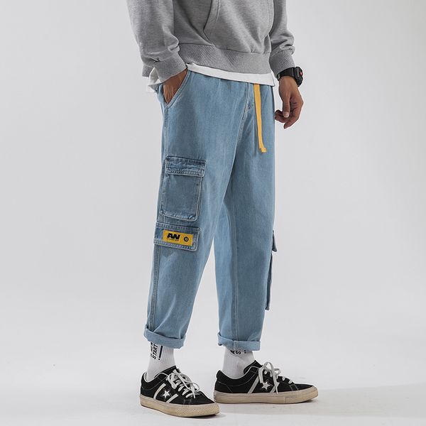 2019 men's baggy homme haren pants cargo pocket wash jeans loose cowboy trousers male blue casual pants plus size -3xl
2019 men's baggy homme haren pants cargo pocket wash jeans loose cowboy trousers male blue casual pants plus size -3xl