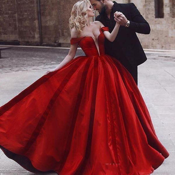 graceful saudi prom dresses 2019 off shoulder sleeveless lace-up satin ball gown party dress attractive dubai elegant evening dress, Black
graceful saudi prom dresses 2019 off shoulder sleeveless lace-up satin ball gown party dress attractive dubai elegant evening dress, Black