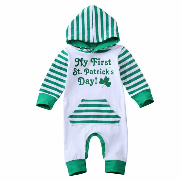 newborn infant boy girl st. patrick's day clothes hooded long sleeve jumpsuit green stripe rompers jumpsuit, Blue
newborn infant boy girl st. patrick's day clothes hooded long sleeve jumpsuit green stripe rompers jumpsuit, Blue