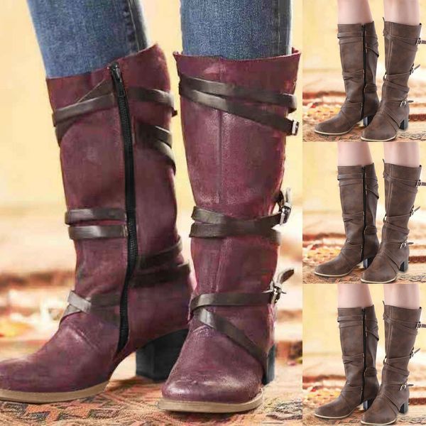 25#women's pointed toe side zip bare boots square heel casual middle tube booties bottes hautes pour femmes, Black
25#women's pointed toe side zip bare boots square heel casual middle tube booties bottes hautes pour femmes, Black