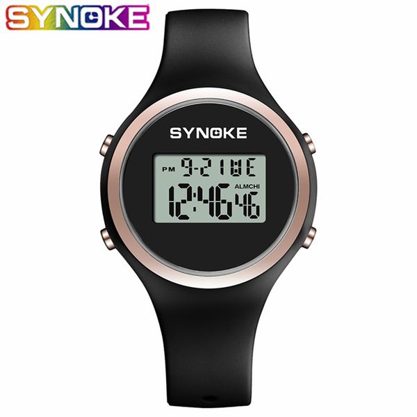 synoke lady smart watch sport led digital fashion waterproof women fitness smartwatch swimming diving hand clock montre femme, Slivery;brown
synoke lady smart watch sport led digital fashion waterproof women fitness smartwatch swimming diving hand clock montre femme, Slivery;brown