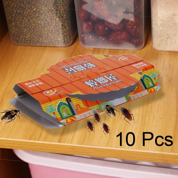 10pcs cockroach trap house sticky traps house killer capture device killing cockroach house bait sticky board traps non toxic
10pcs cockroach trap house sticky traps house killer capture device killing cockroach house bait sticky board traps non toxic
